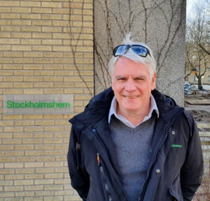Mikael Holmberg, förvaltare hos Stockholmshem i Järva