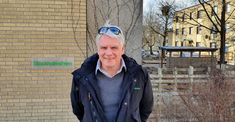 Mikael Holmberg, förvaltare hos Stockholmshem i Järva